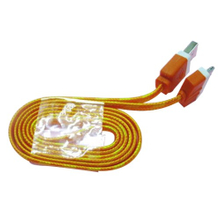 3-24 Flat line multi-color USB AM TO I-PHONE 4