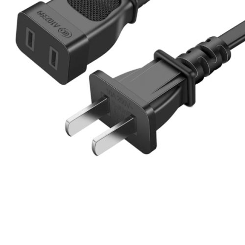 Two-prong power cord