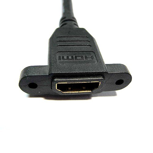 2.0 HDMI AM/AF binaural lockable type