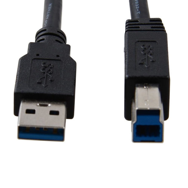 USB3.0 data cable A to B high speed square port connection monitor cable