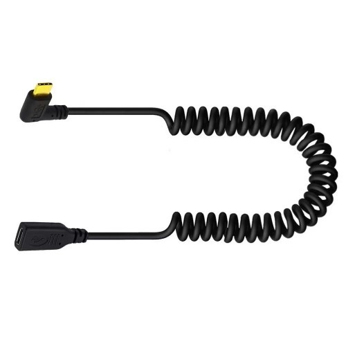 USB 3.0 Type-C Male to Female Curly Transmission Cable