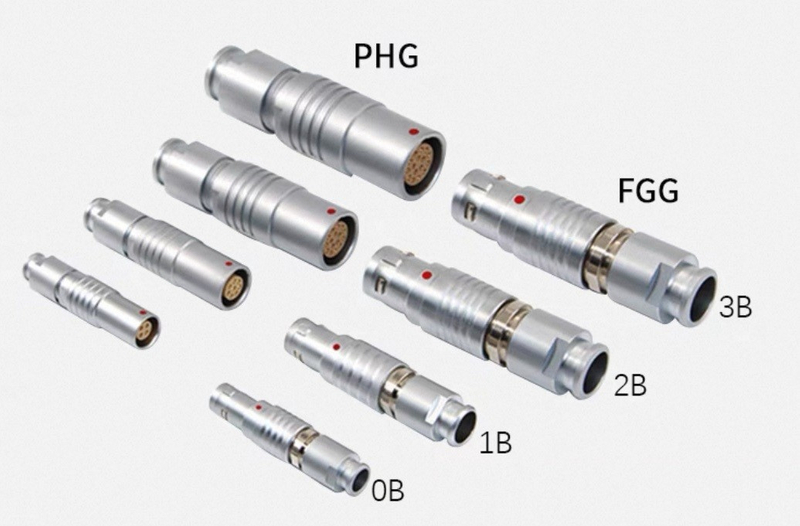 Metal aviation plugs and sockets