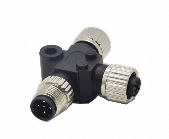 Marine T-Type 3-Way Waterproof Splitter Connector for Boat Wiring