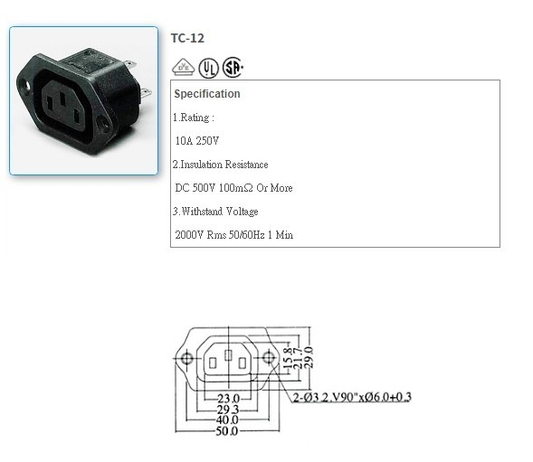 TC-12 socket