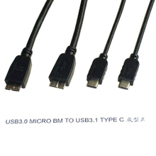 1-50 Usb3.0 Micro bm to Usb3.1 Type C