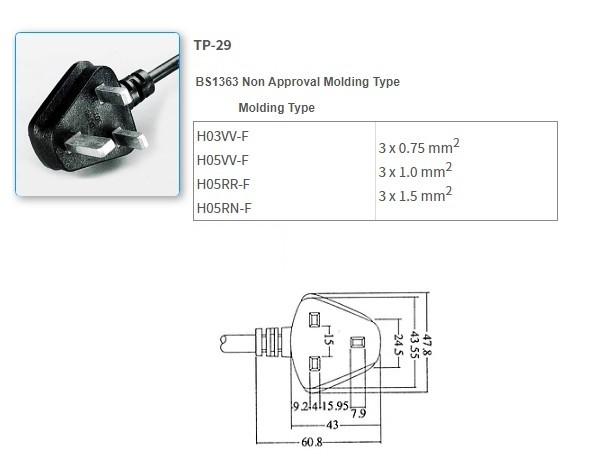 TP-29 Power Supply Cords