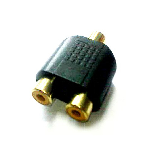 Sample 80 RCA/F To RCA/F*2 FEMALE Adapter