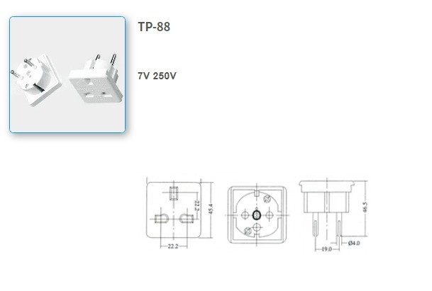 TP-88 travel adapter