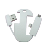 3-17 white USB AM TO MICRO TO I-PHONE 5