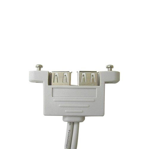 USB 2.0 dual parallel AF ear panel with lock