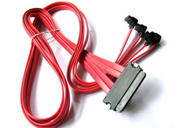 Mini SAS 32p to sata 7pinx4